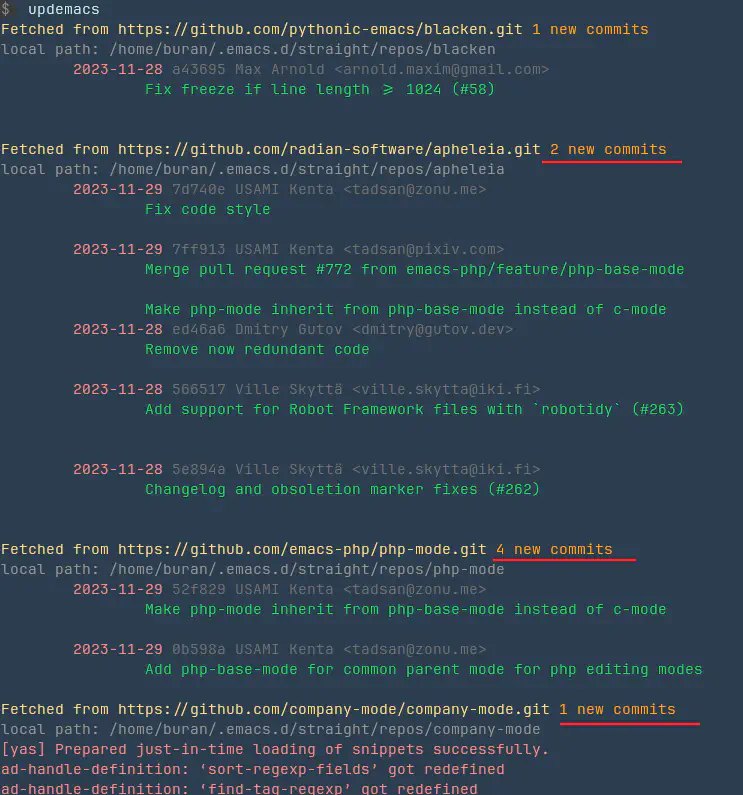 Log messages are mixed up